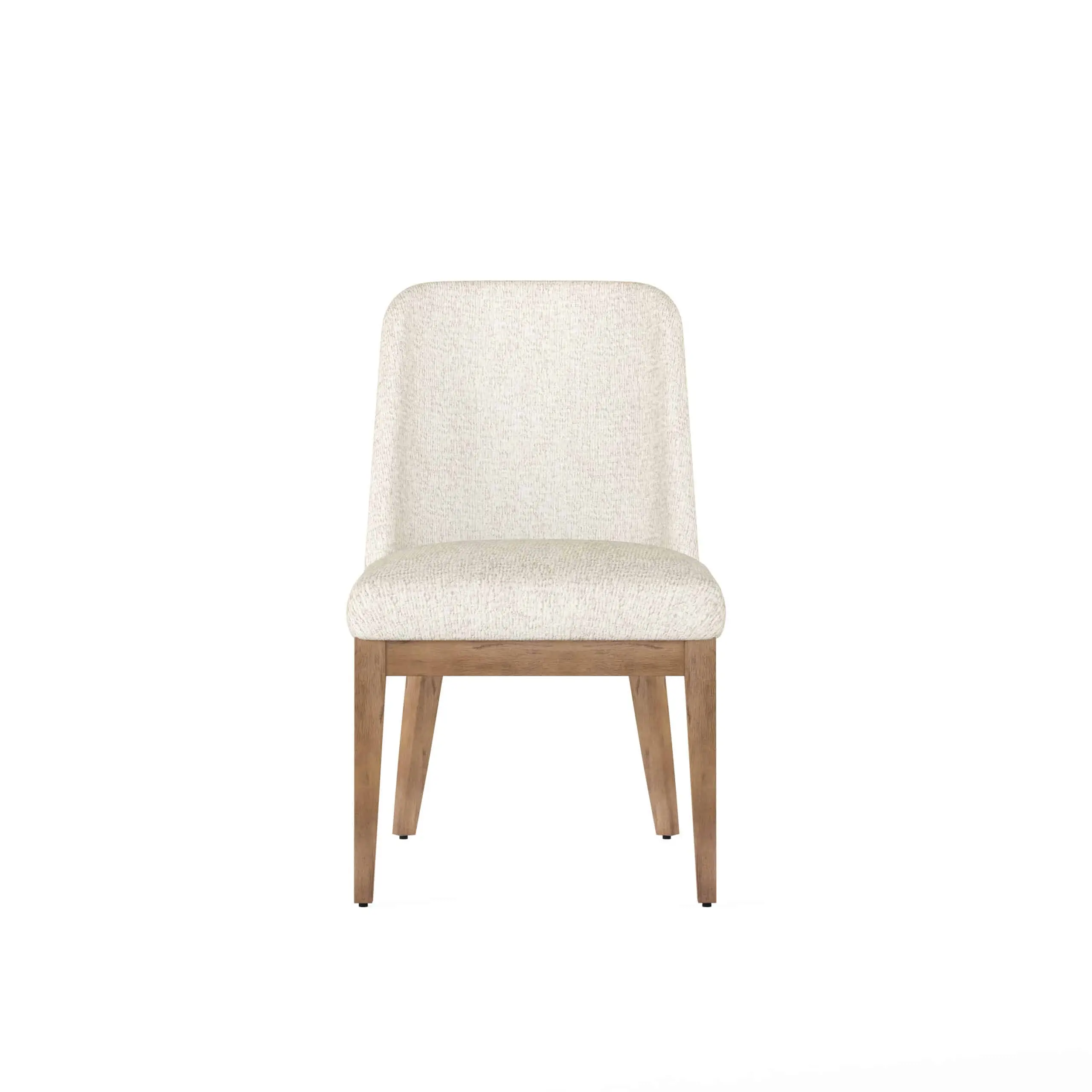 Portico Oak and White Upholstered Side Chair-1