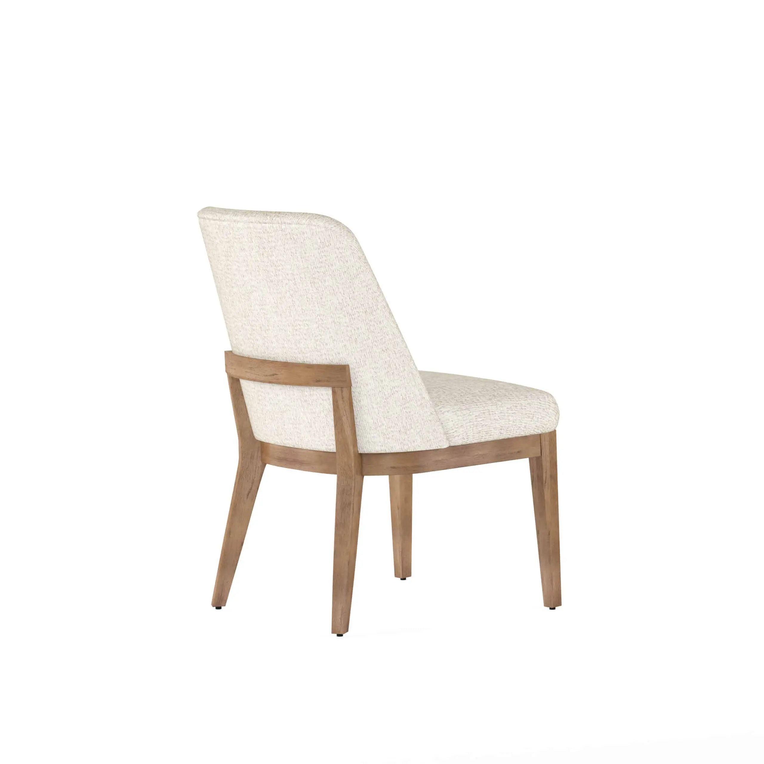 Portico Oak and White Upholstered Side Chair-2