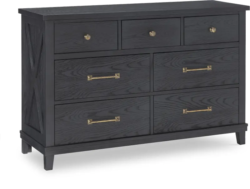 Flatiron Black Dresser