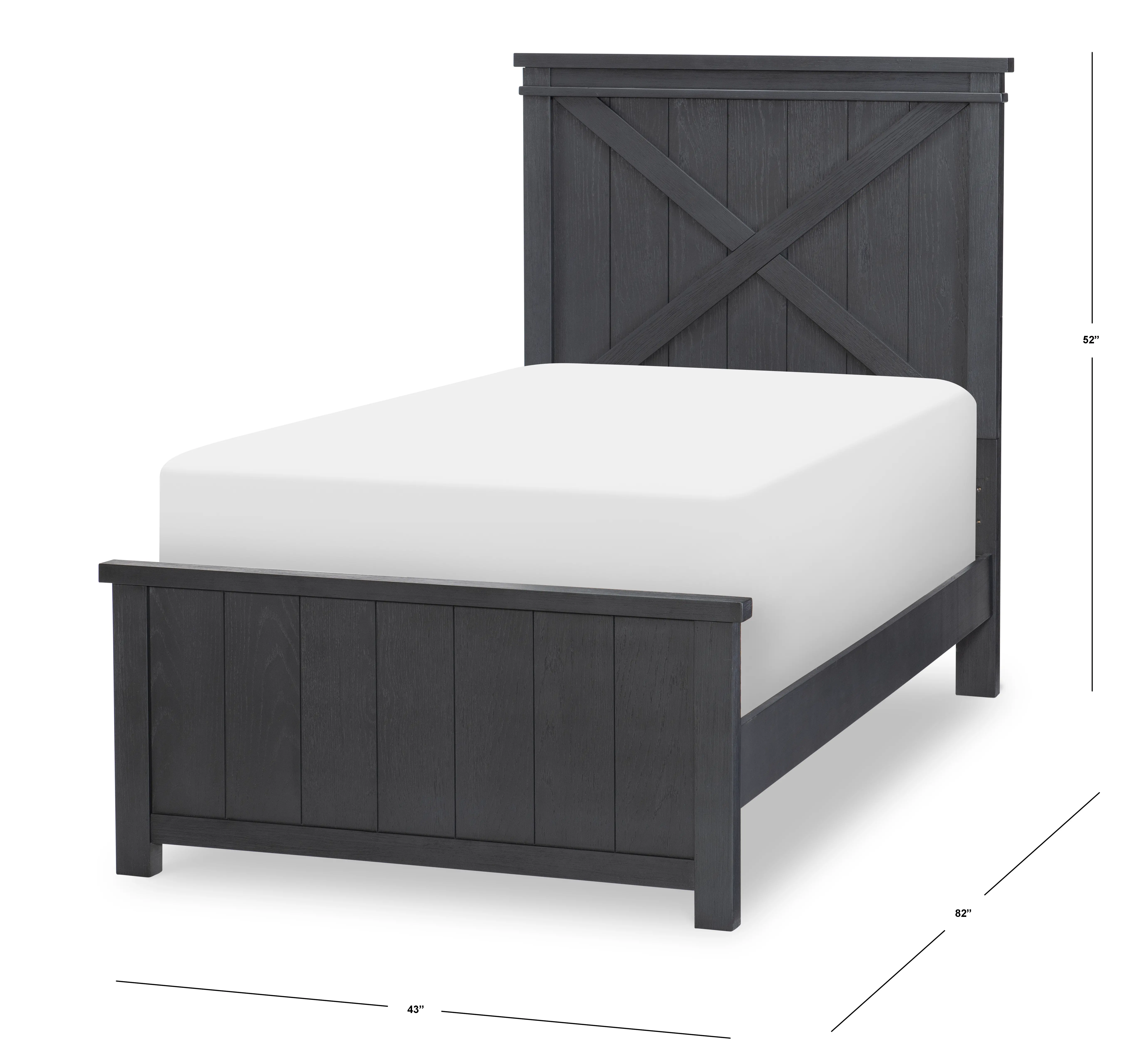Flatiron Black Twin Bed with Trundle-3