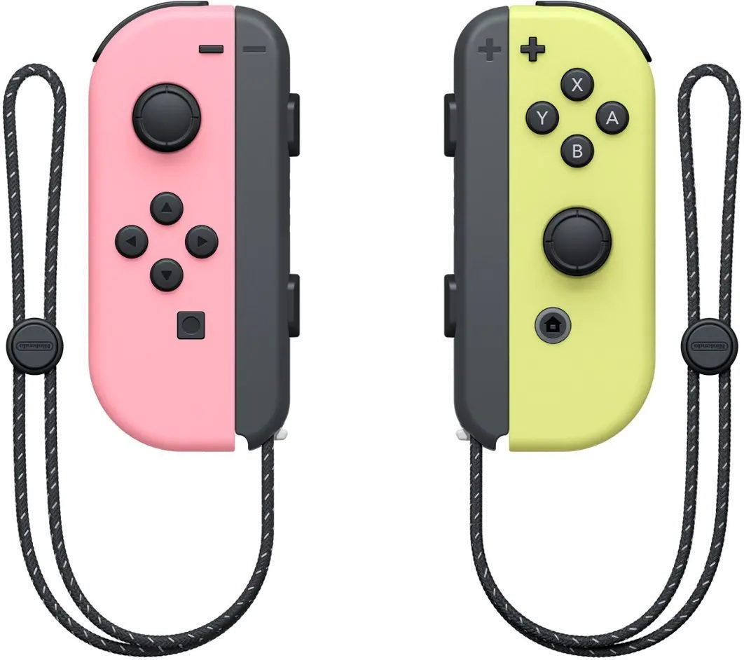 NINT117077SWI Nintendo Joy-Con Pastel Pink/Pastel Yellow-1