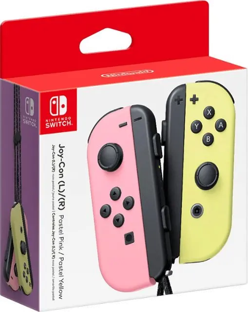 NINT117077SWI Nintendo Joy-Con Pastel Pink/Pastel Yellow-2
