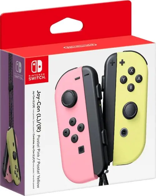 Nintendo Joy-Con Pastel Pink/Pastel Yellow | RC Willey