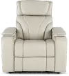 Arya Putty Power Recliner with Power Headrests and Massage
