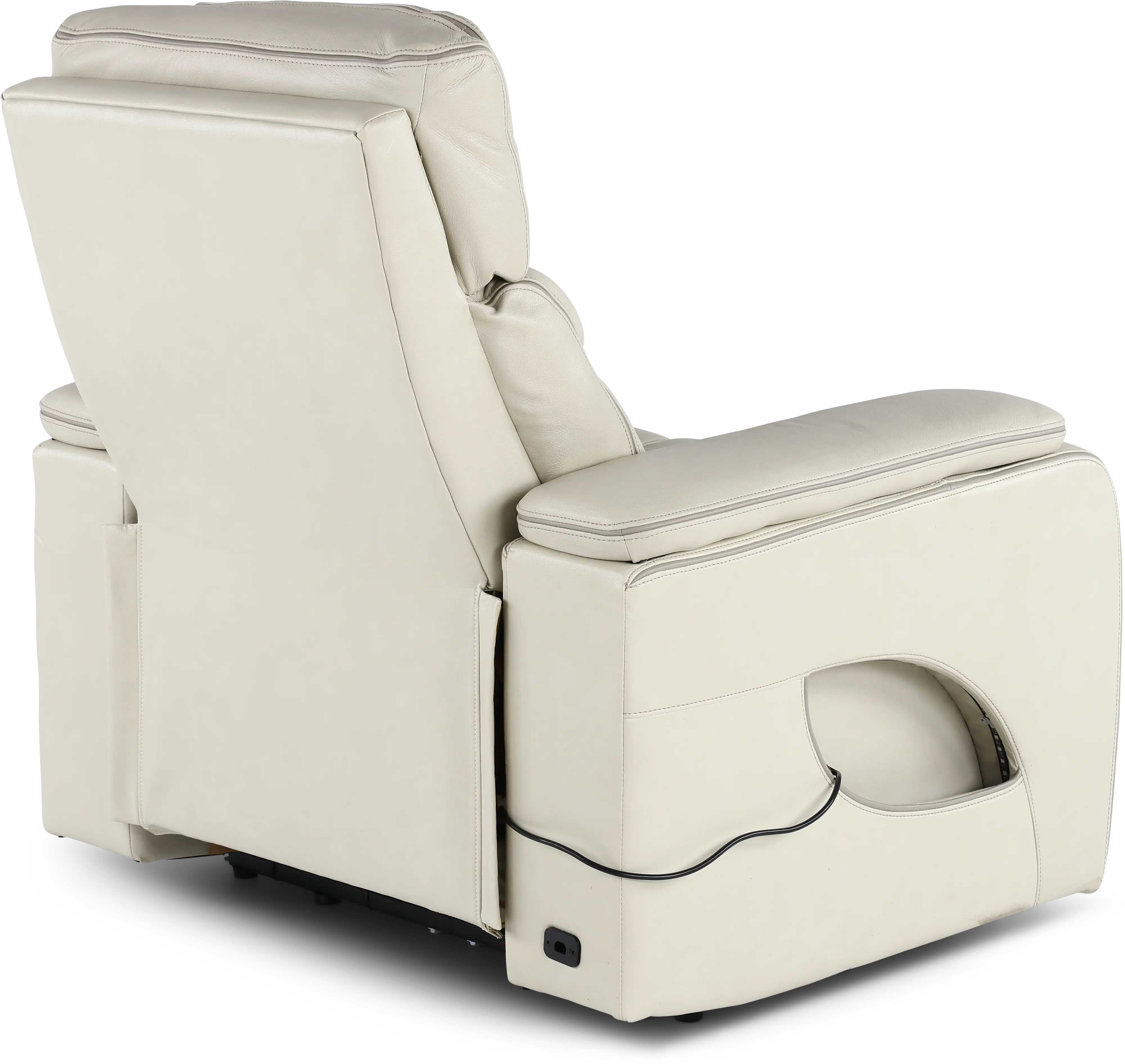 Arya Putty Power Recliner with Power Headrests and Massage-7