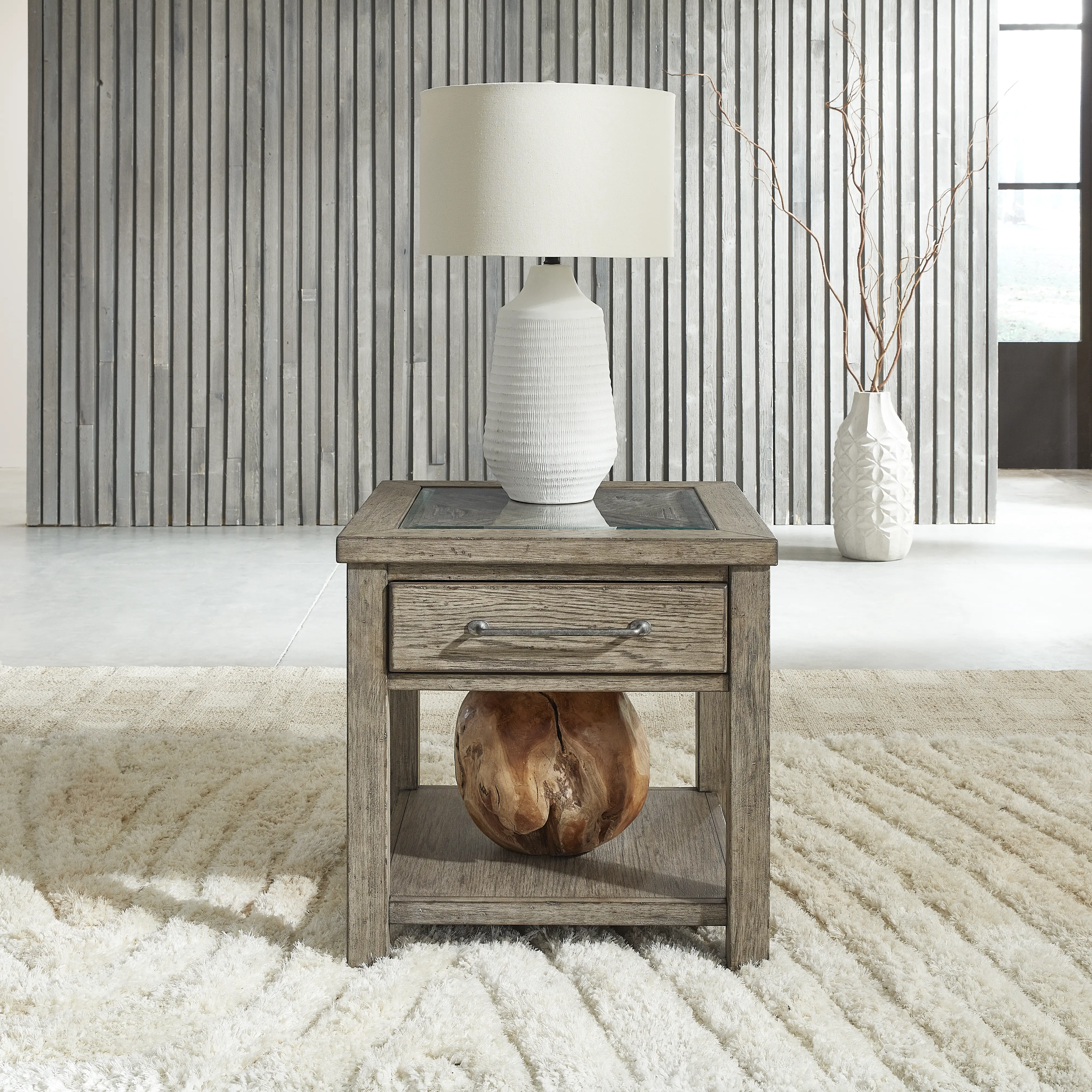 906-OT1020 Skyview Lodge Rustic Brown End Table-10