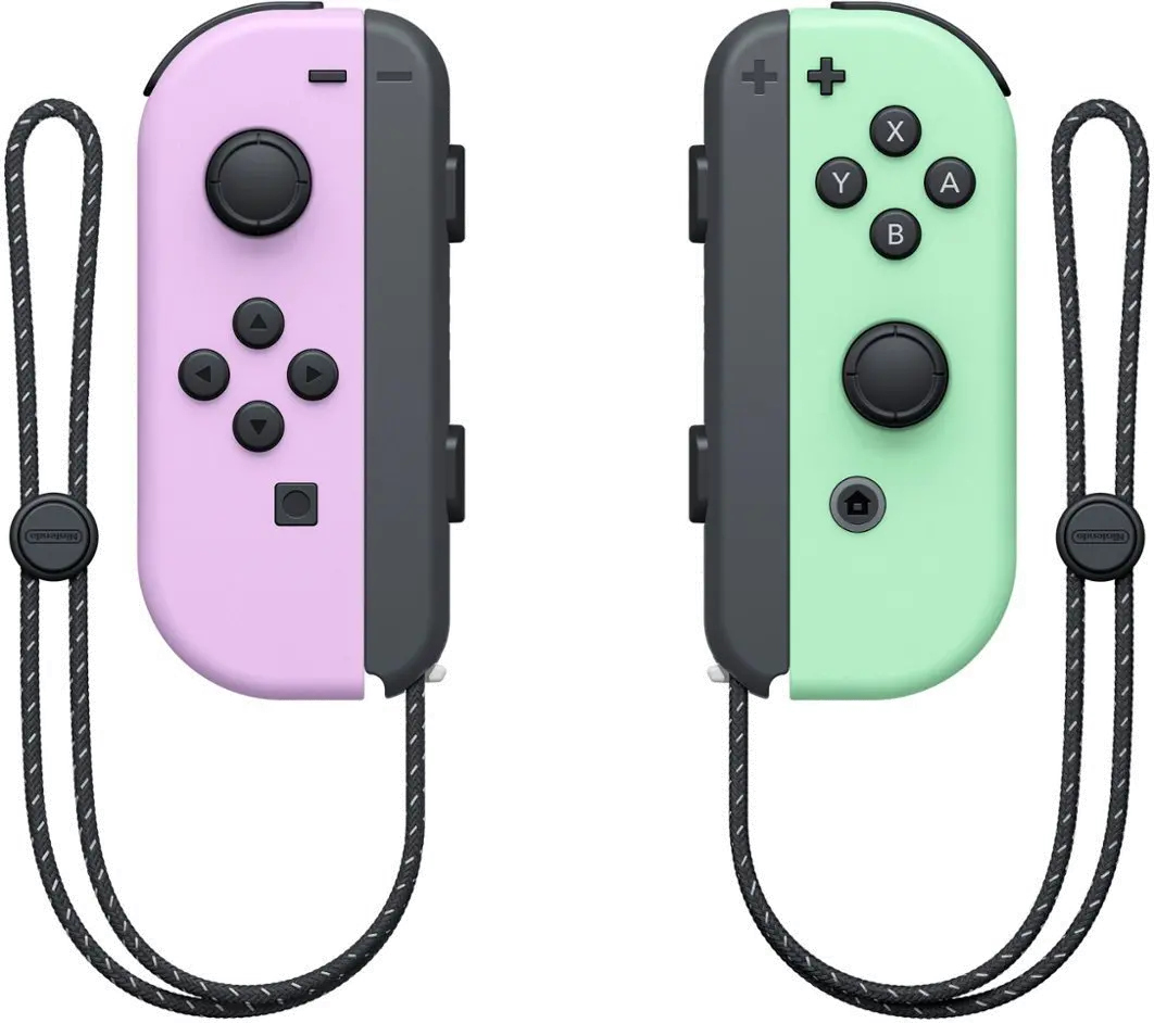 NINT117078SWI Nintendo Joy-Con Pastel Purple/ Pastel Green-1
