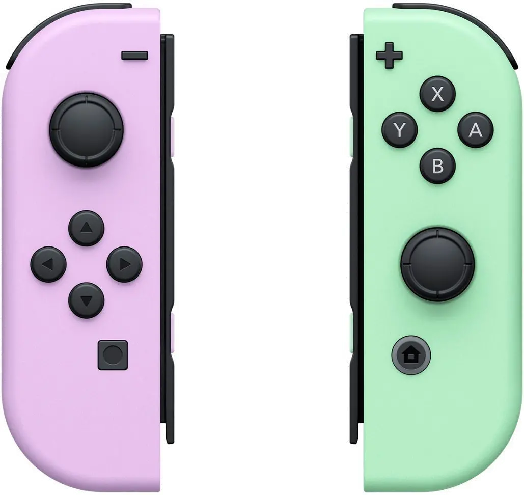NINT117078SWI Nintendo Joy-Con Pastel Purple/ Pastel Green-3