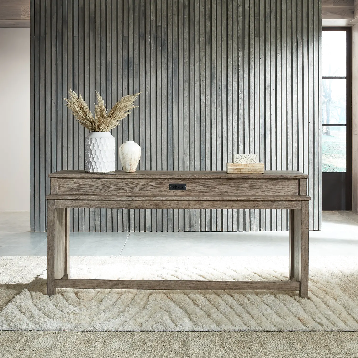KIT/906-SOFA+STOOL Skyview Lodge Sofa Table and Stool Set-12