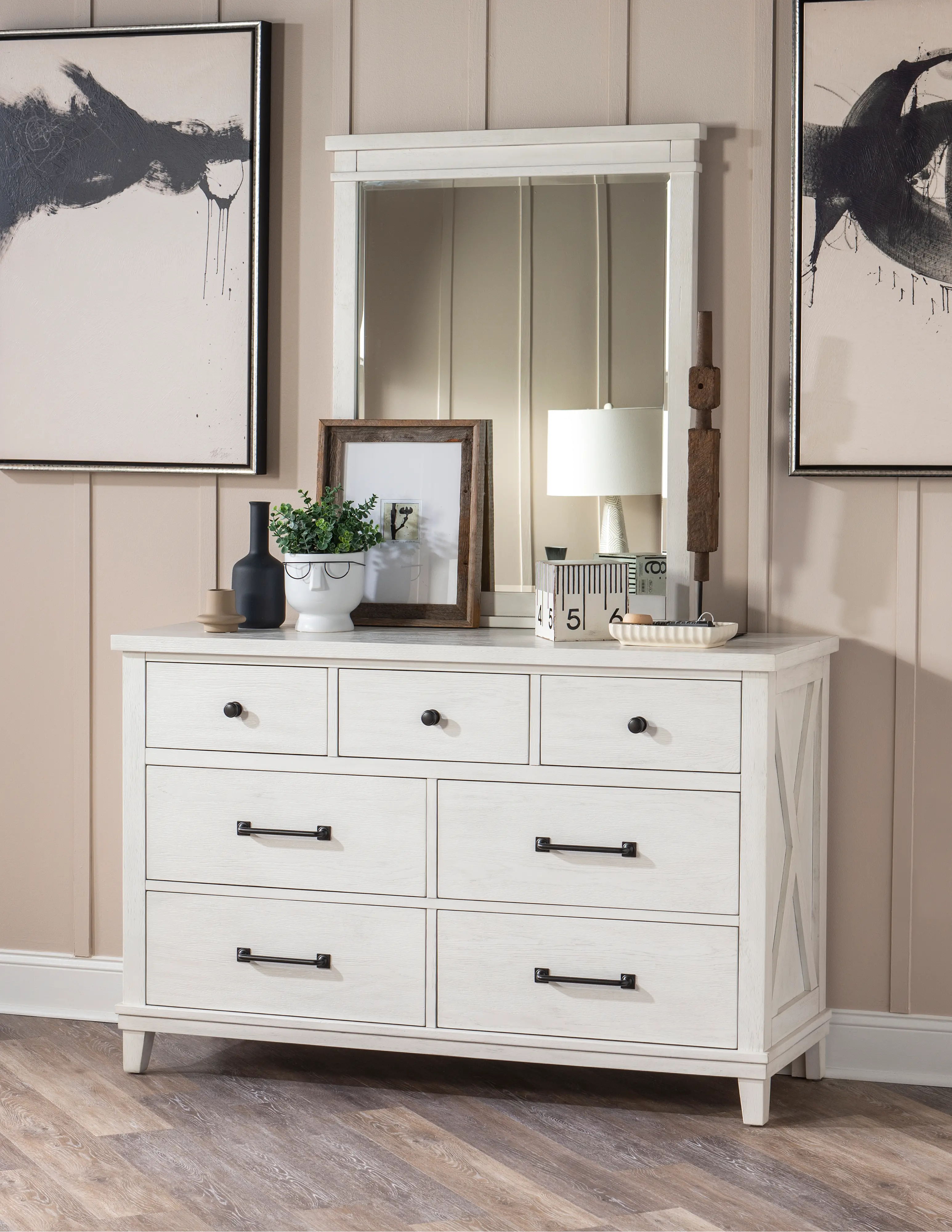 Flatiron White Dresser-2