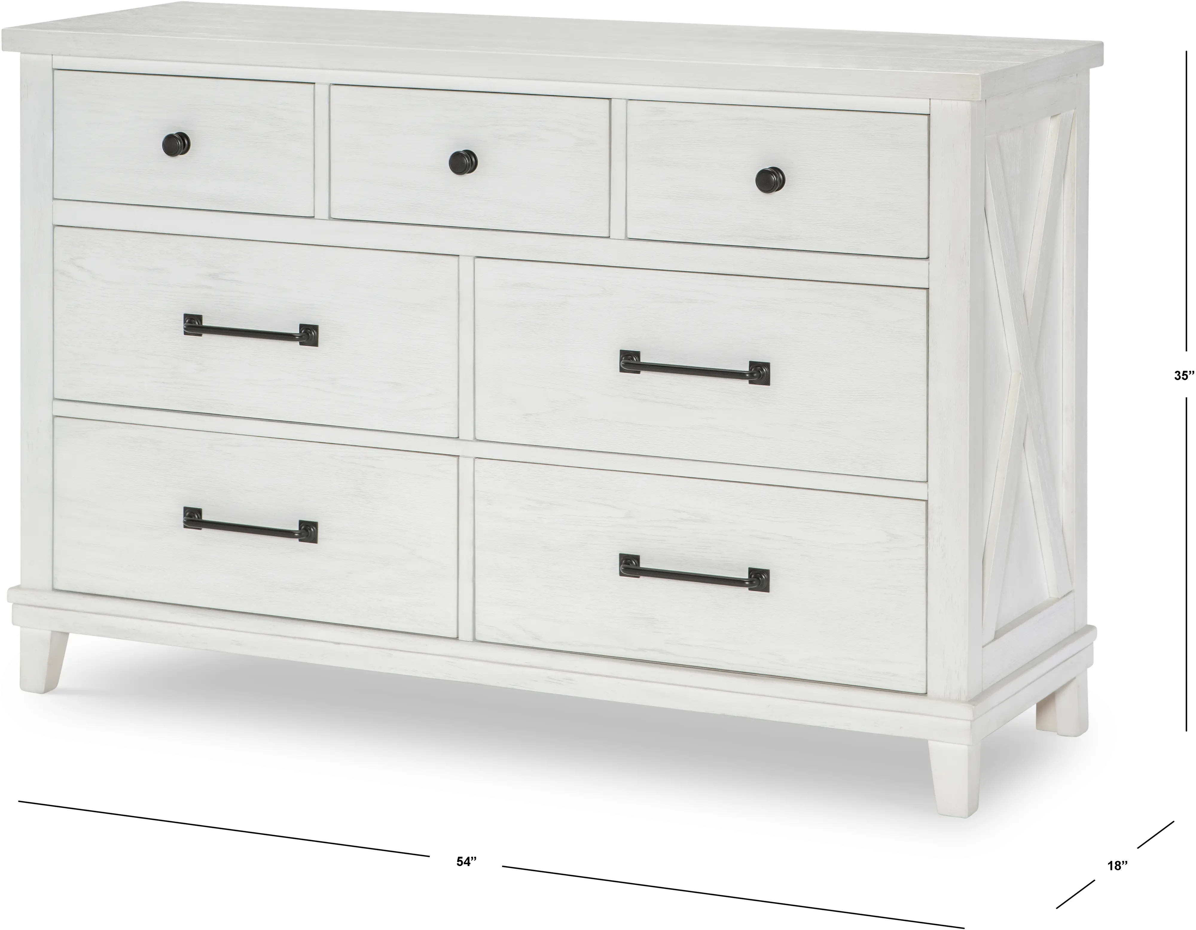 Flatiron White Dresser-3