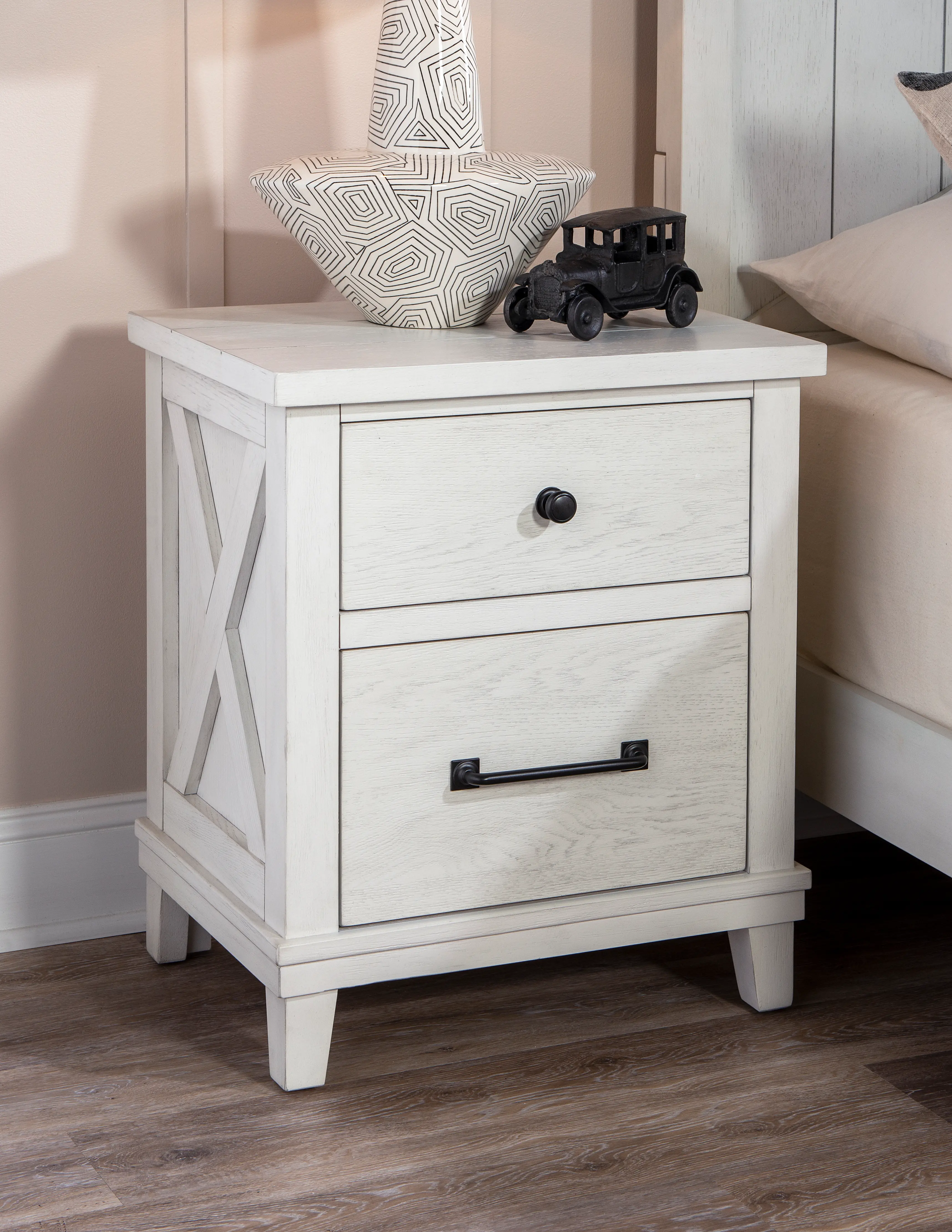 Flatiron White Nightstand-2
