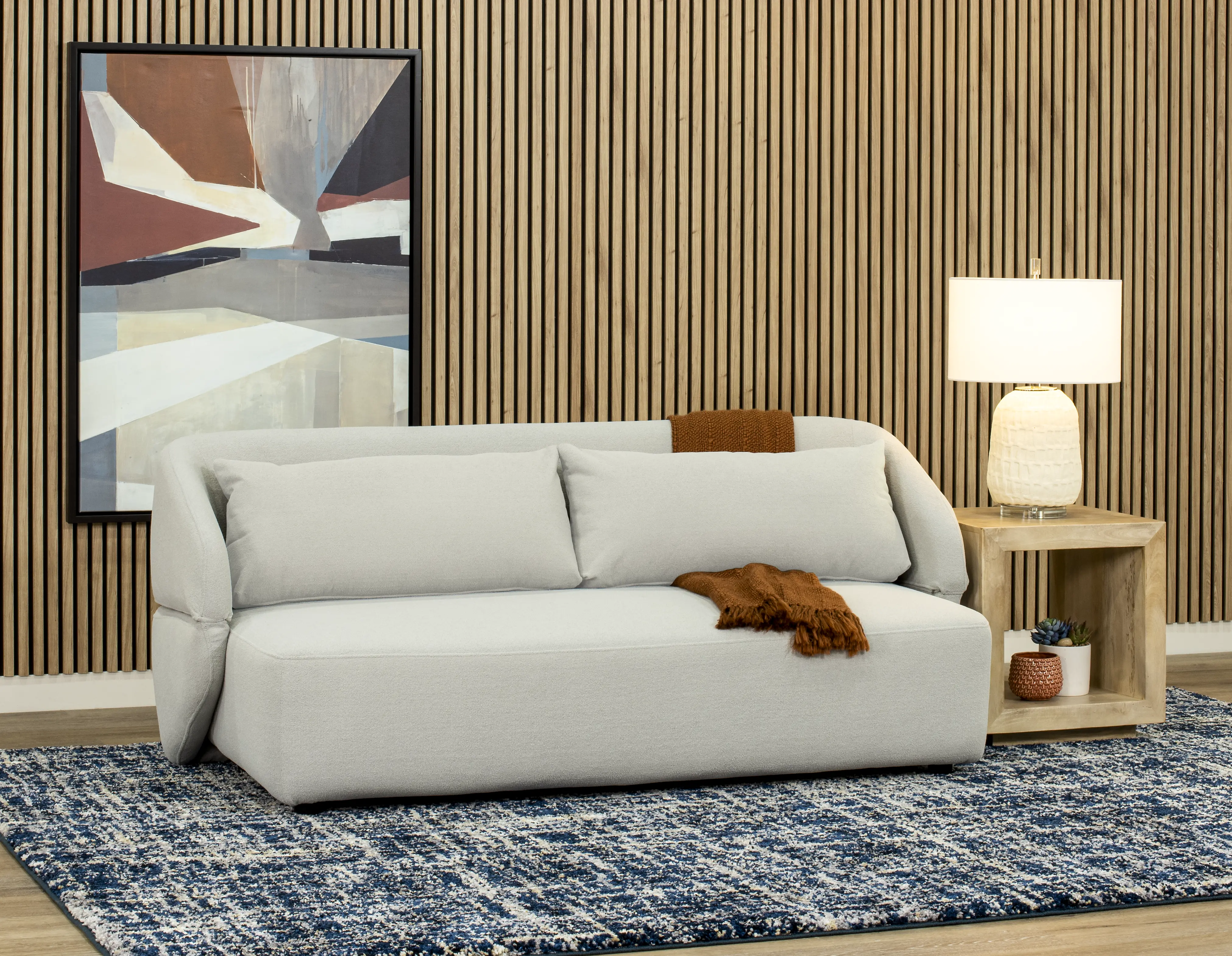 Dane Dove Gray Sleeper Sofa-2