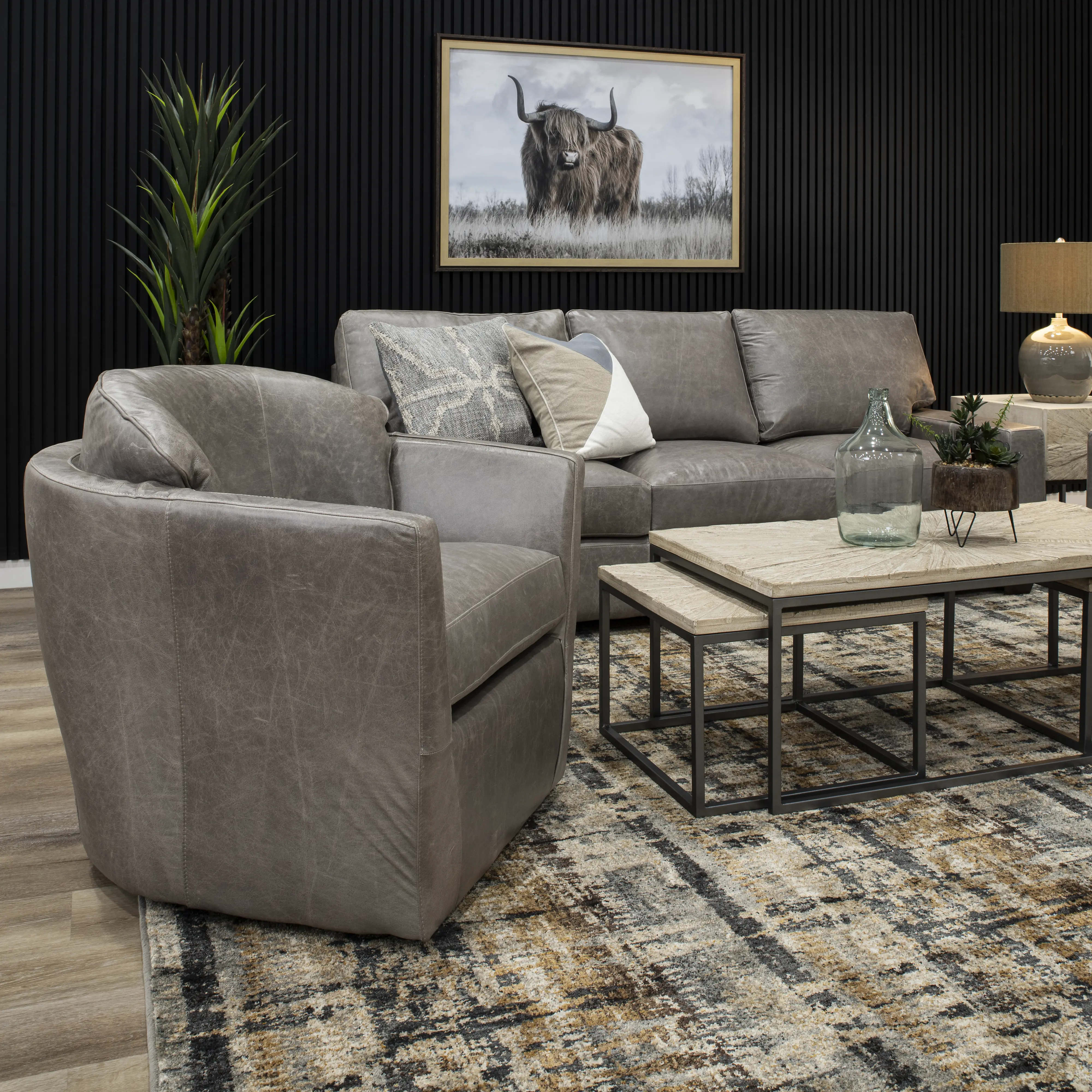 Mala Weathered White End Table-12