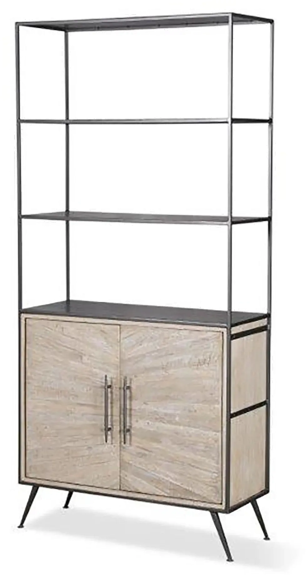 Mala Weathered White Bookcase-5
