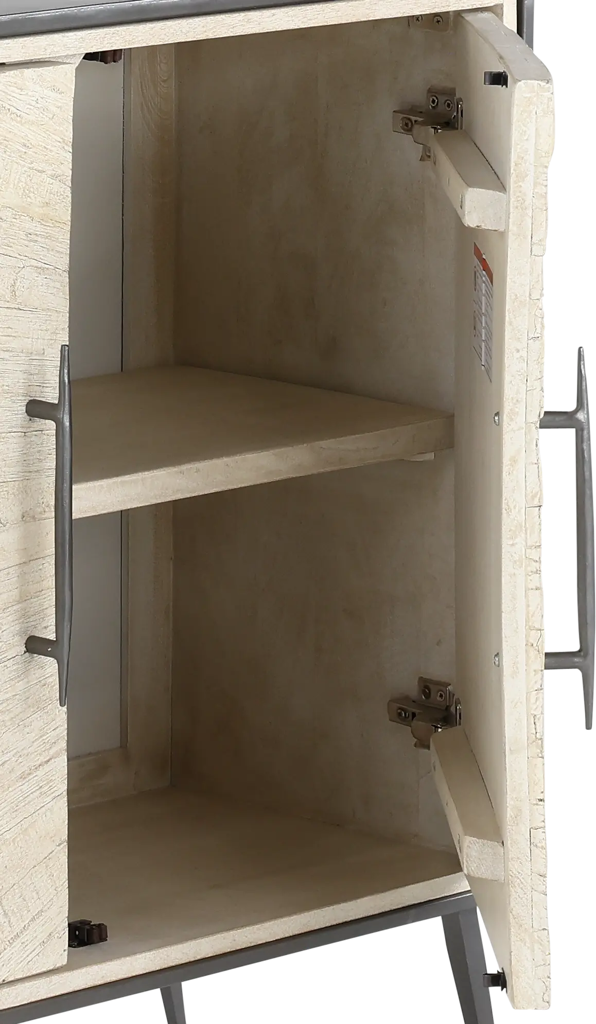 Mala Weathered White Bookcase-6