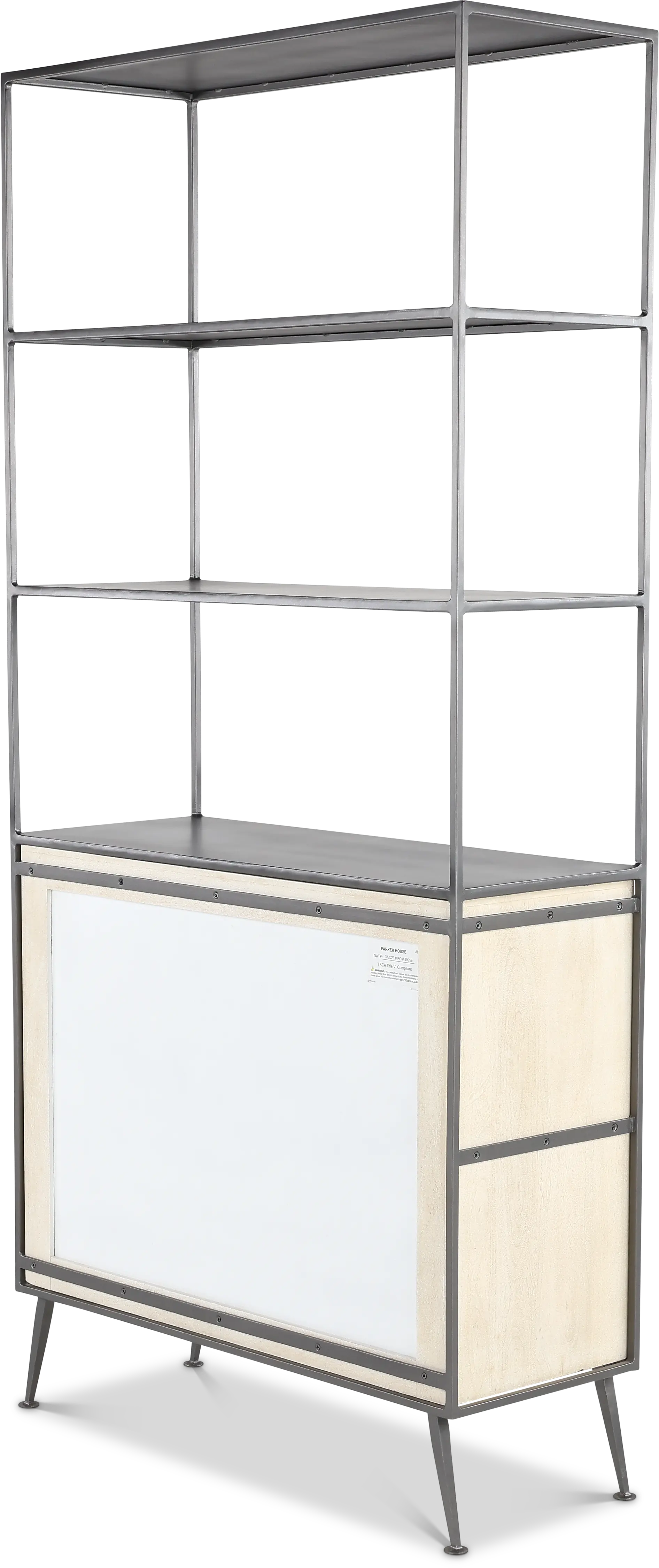 Mala Weathered White Bookcase-8