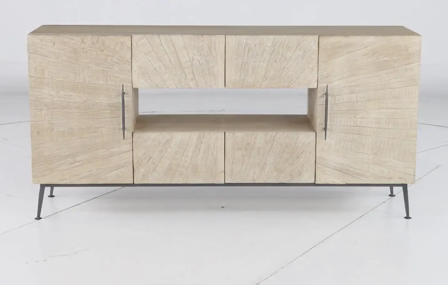 Mala Weathered White 69  TV Stand-5