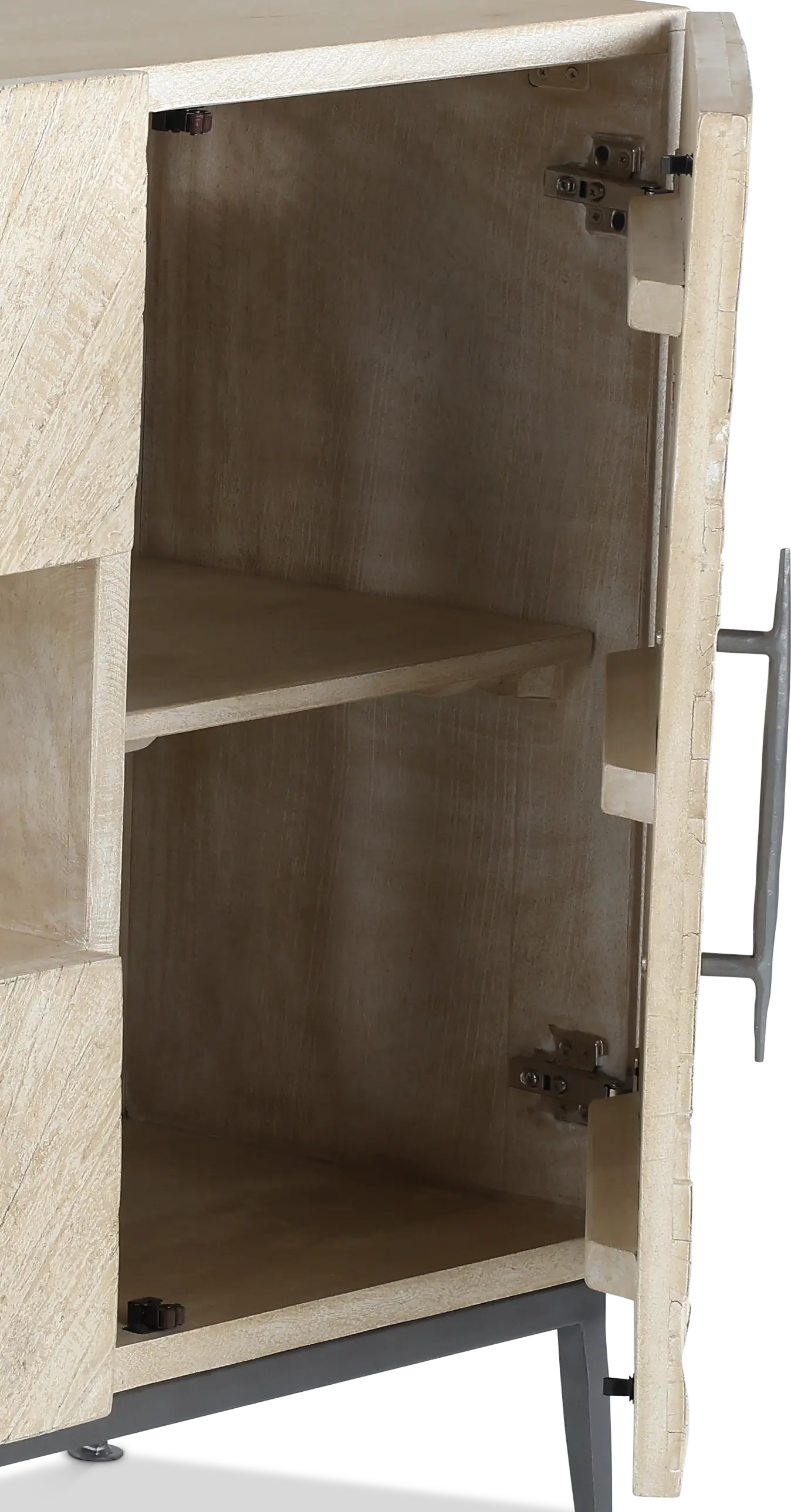 Mala Weathered White 69  TV Stand-8