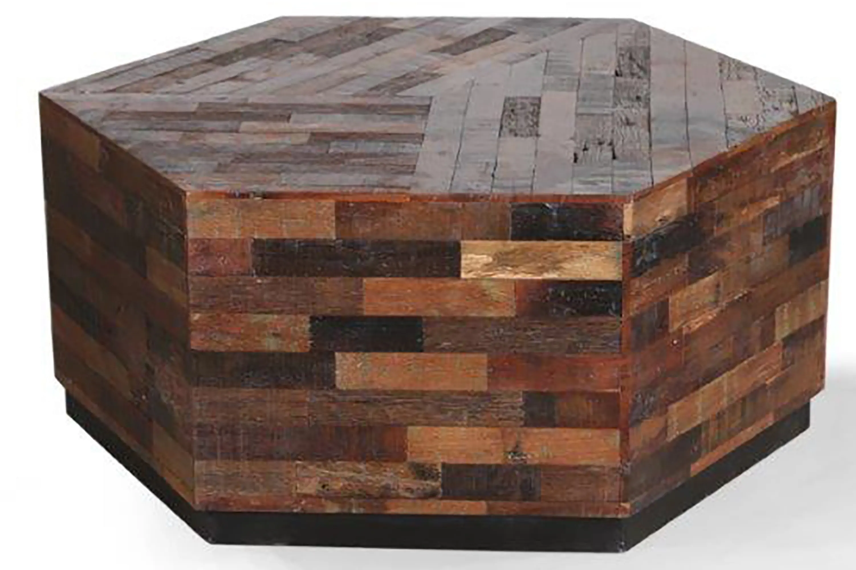 Upton Rustic Brown Coffee Table-1