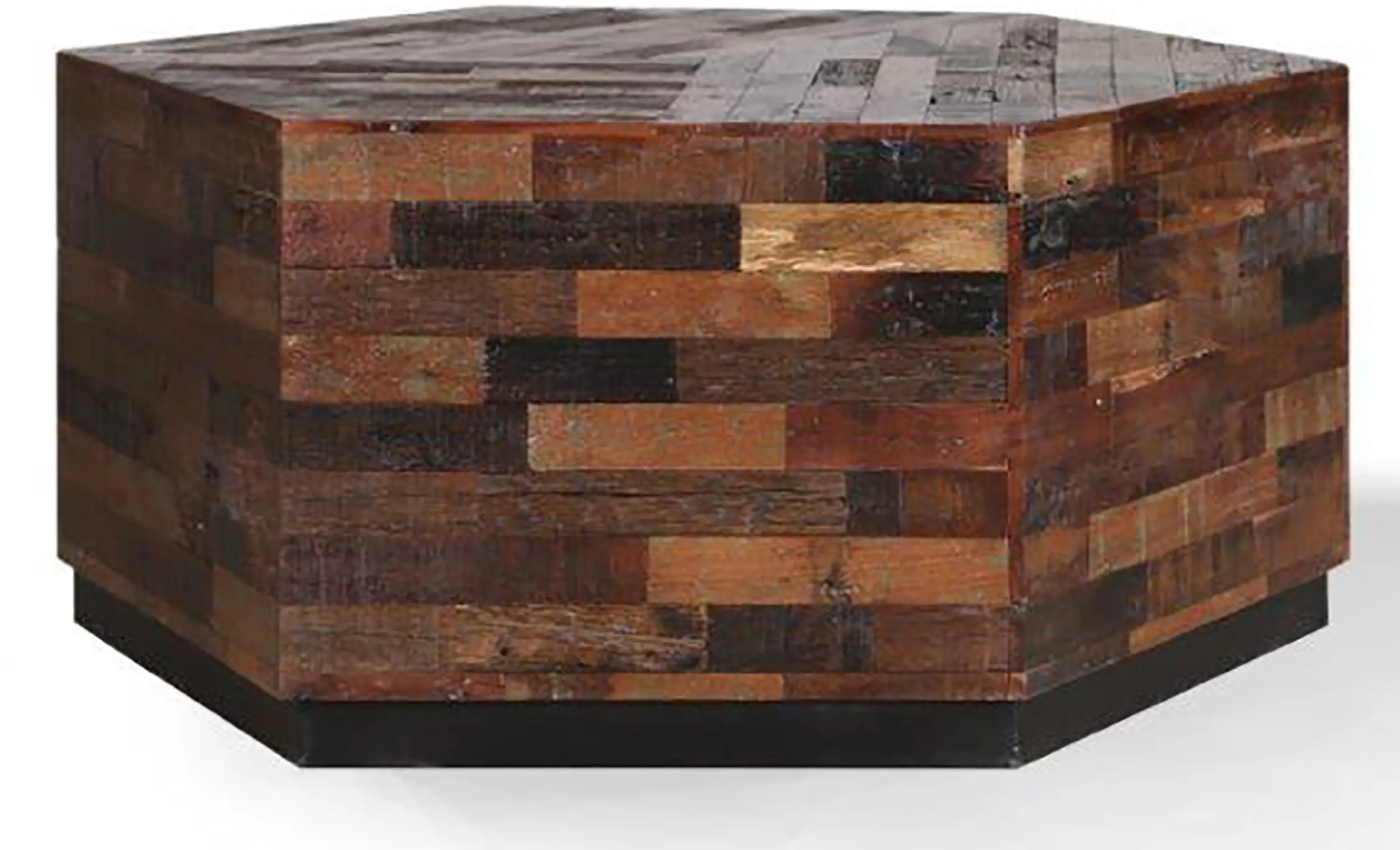 Upton Rustic Brown Coffee Table-5