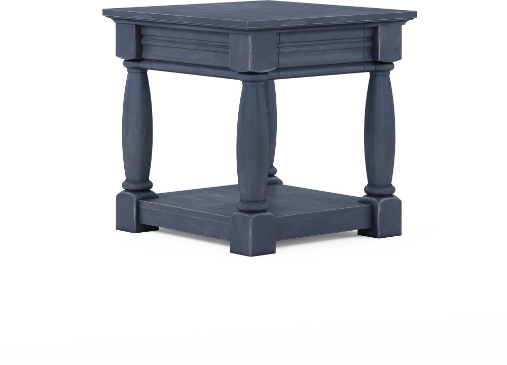 Aldean Slate Blue End Table