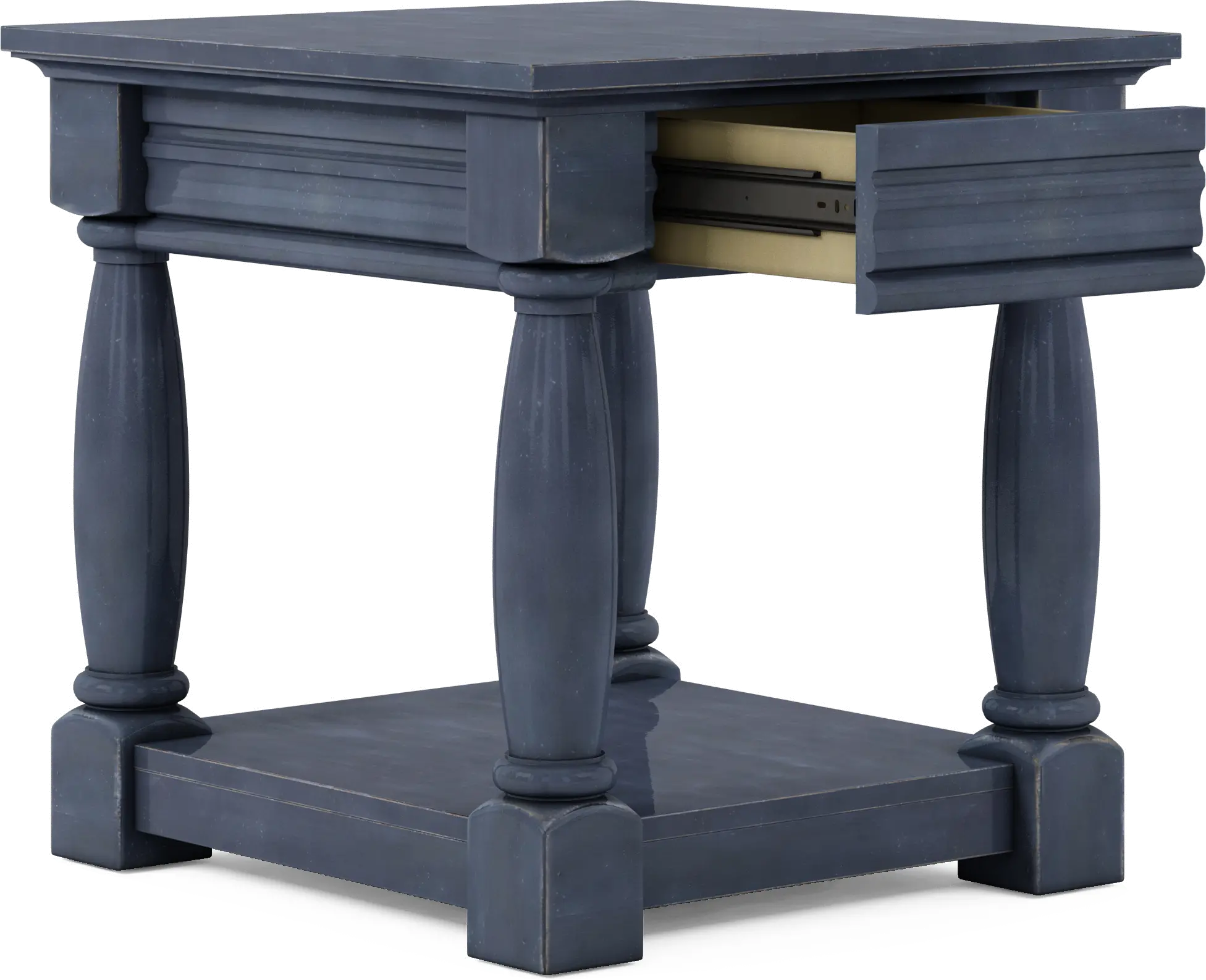 Aldean Slate Blue End Table-3