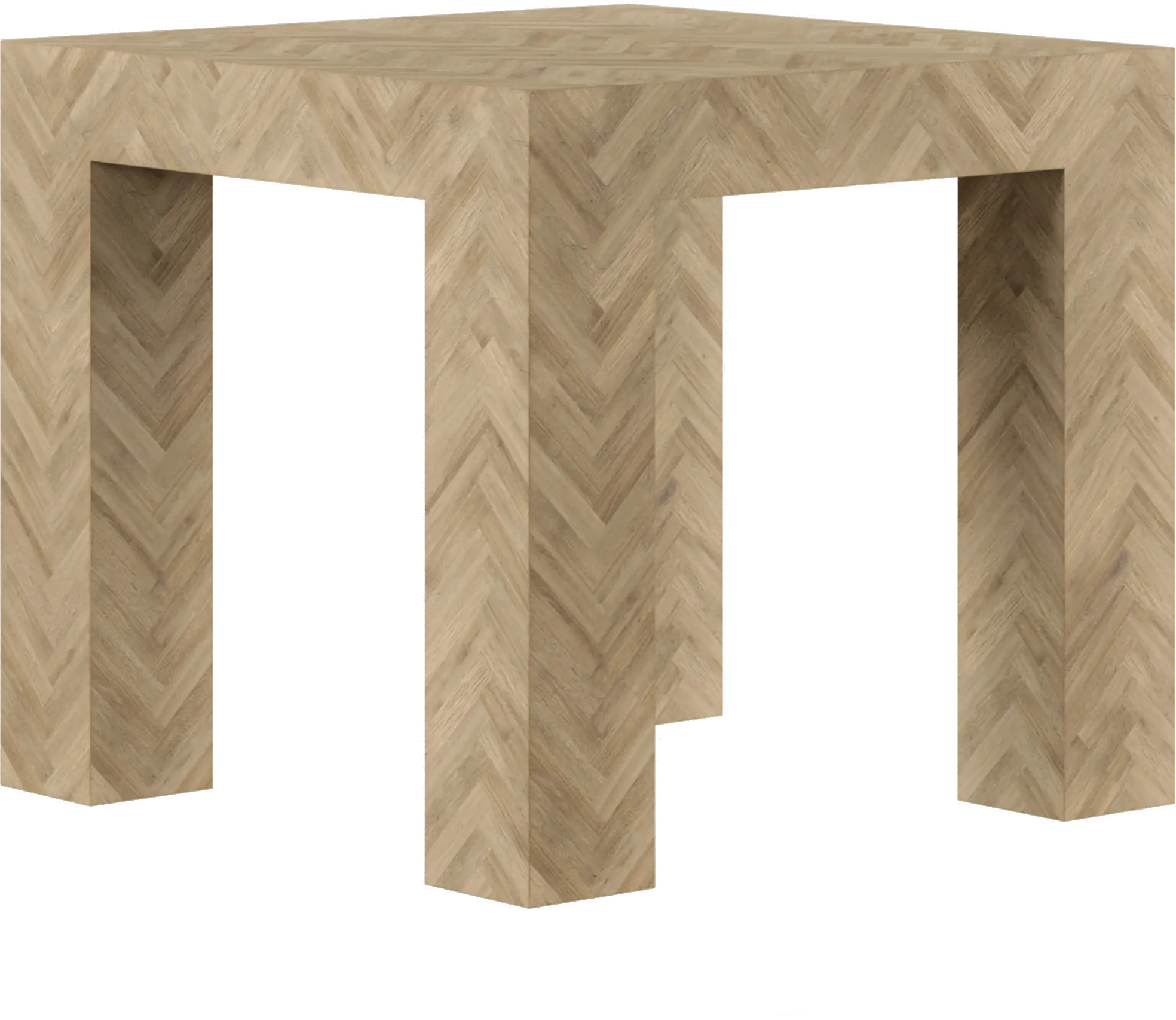 Geneva Light Brown End Table-1