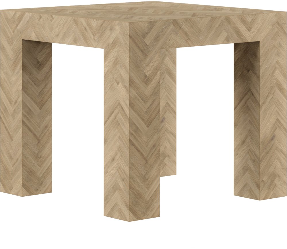 Geneva Light Brown End Table