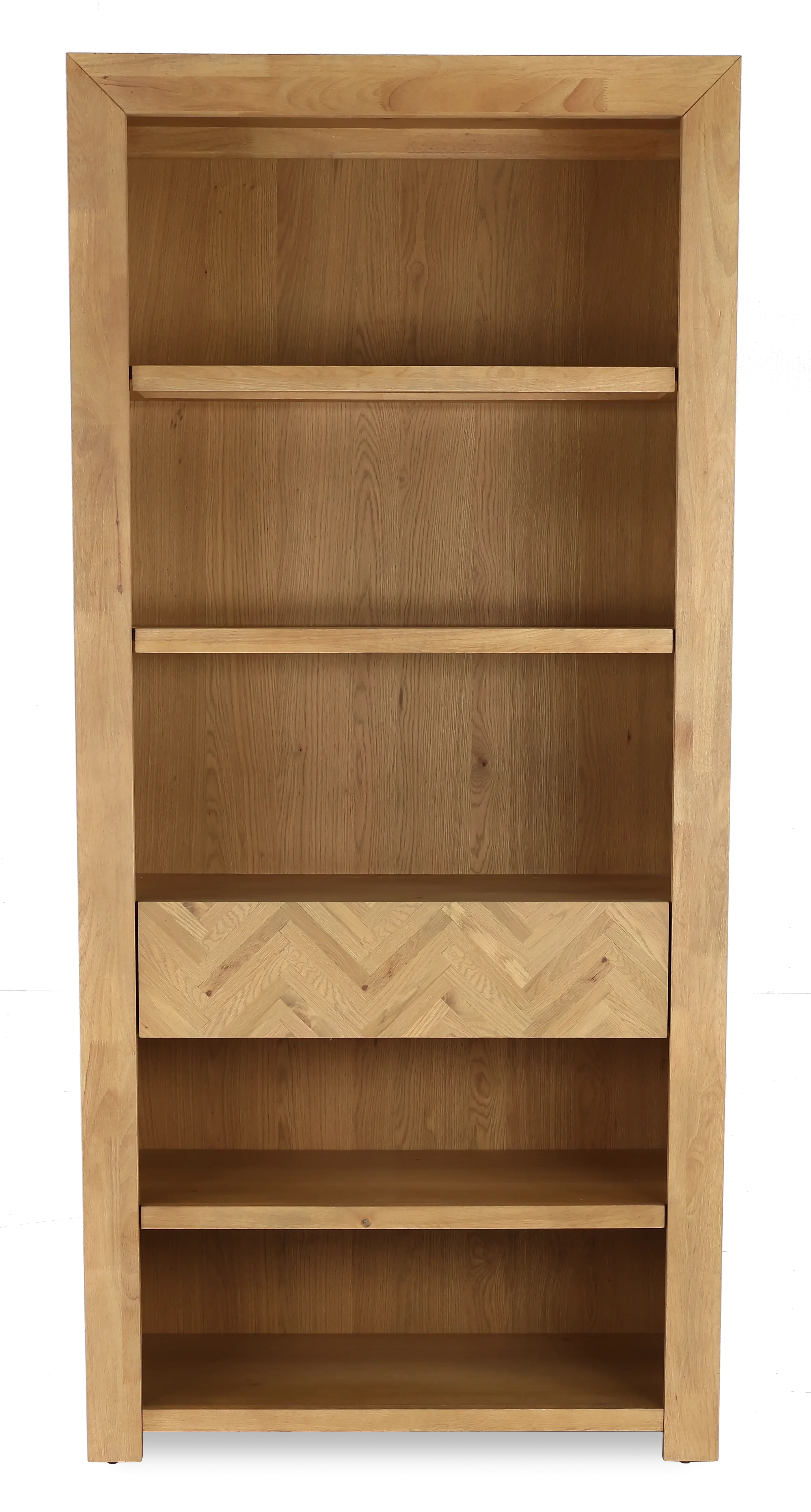 Geneva Ash Embossed Bookcase-1