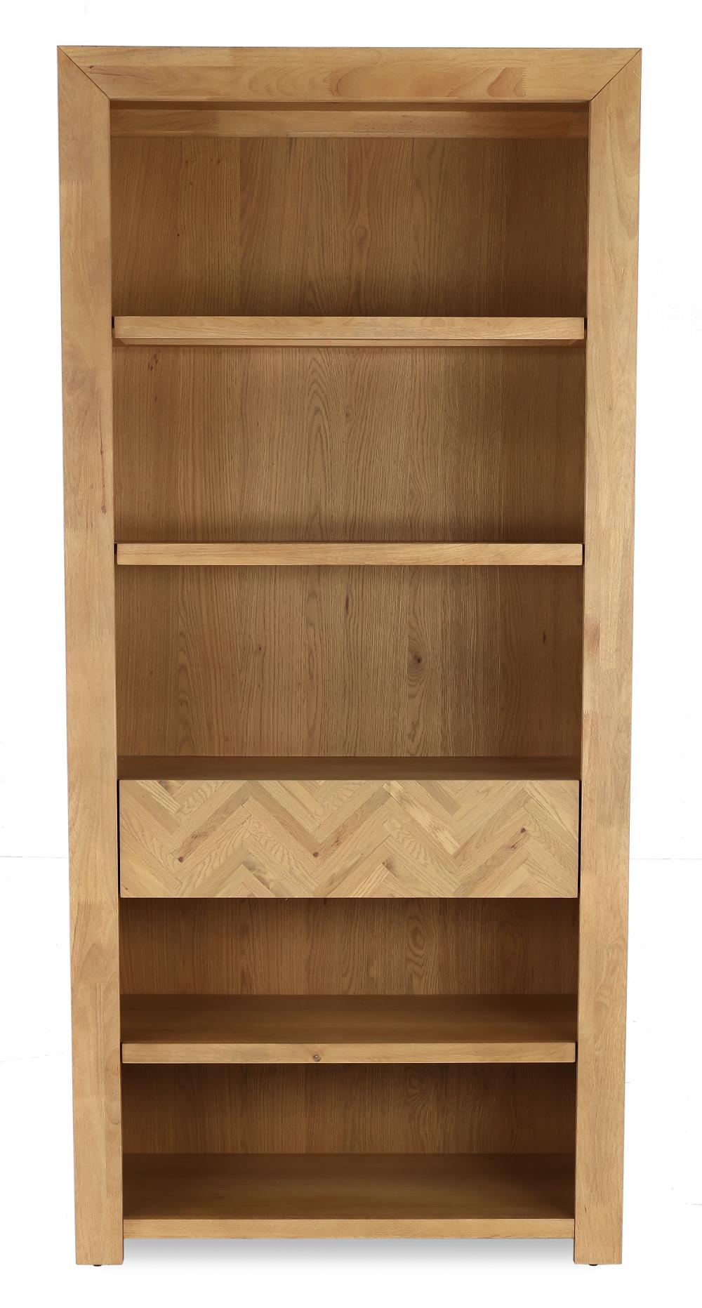 Geneva Ash Embossed Bookcase