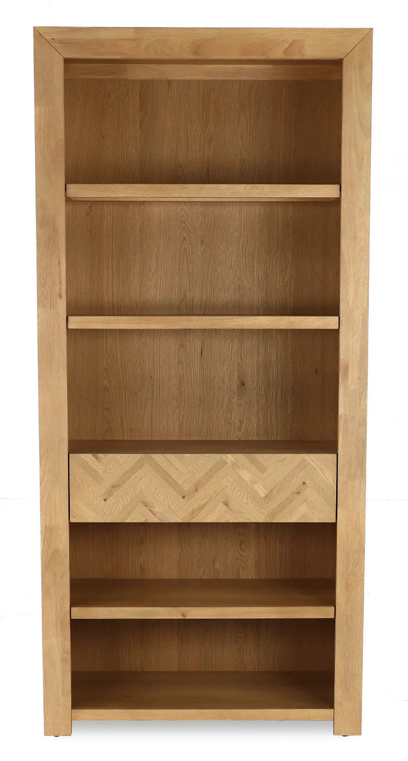 Geneva Ash Embossed Bookcase
