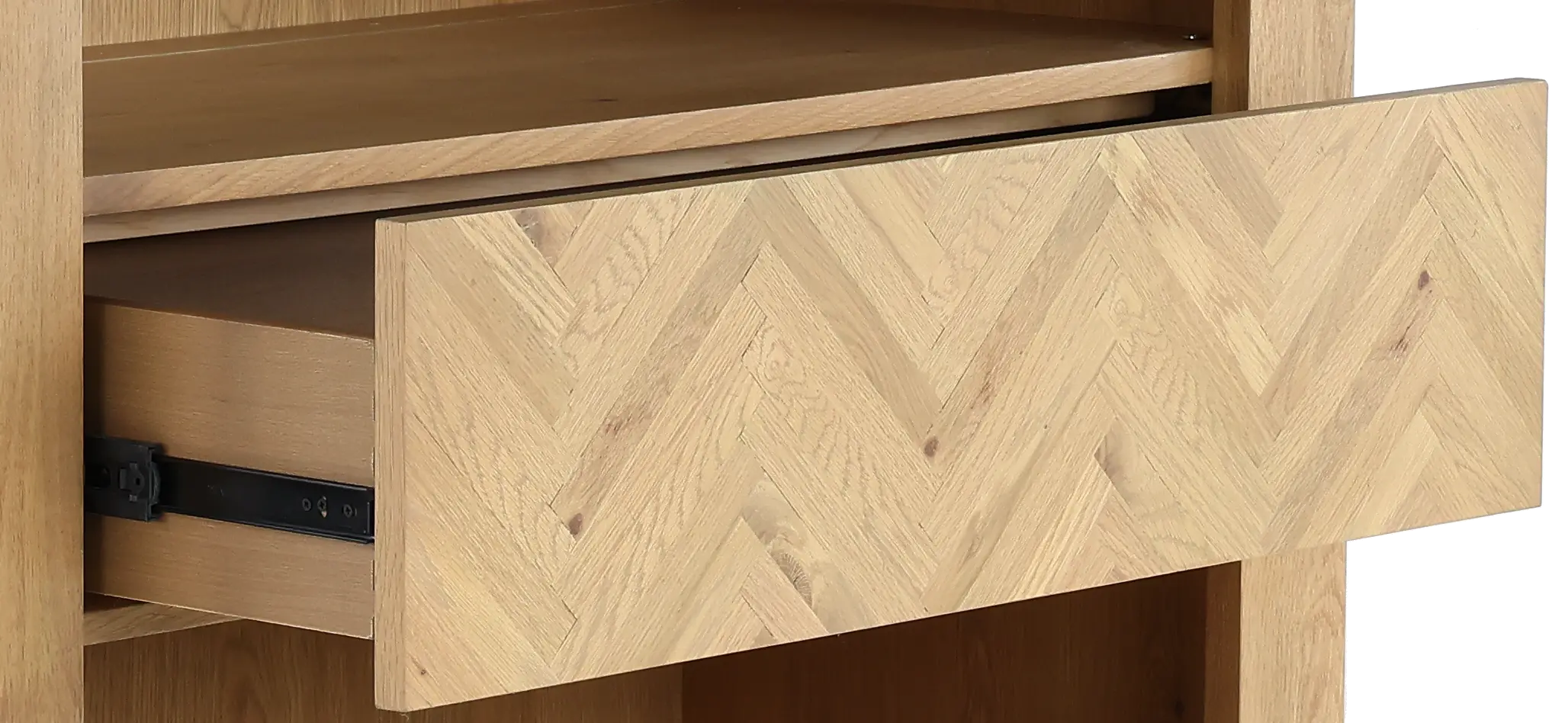 Geneva Ash Embossed Bookcase-6