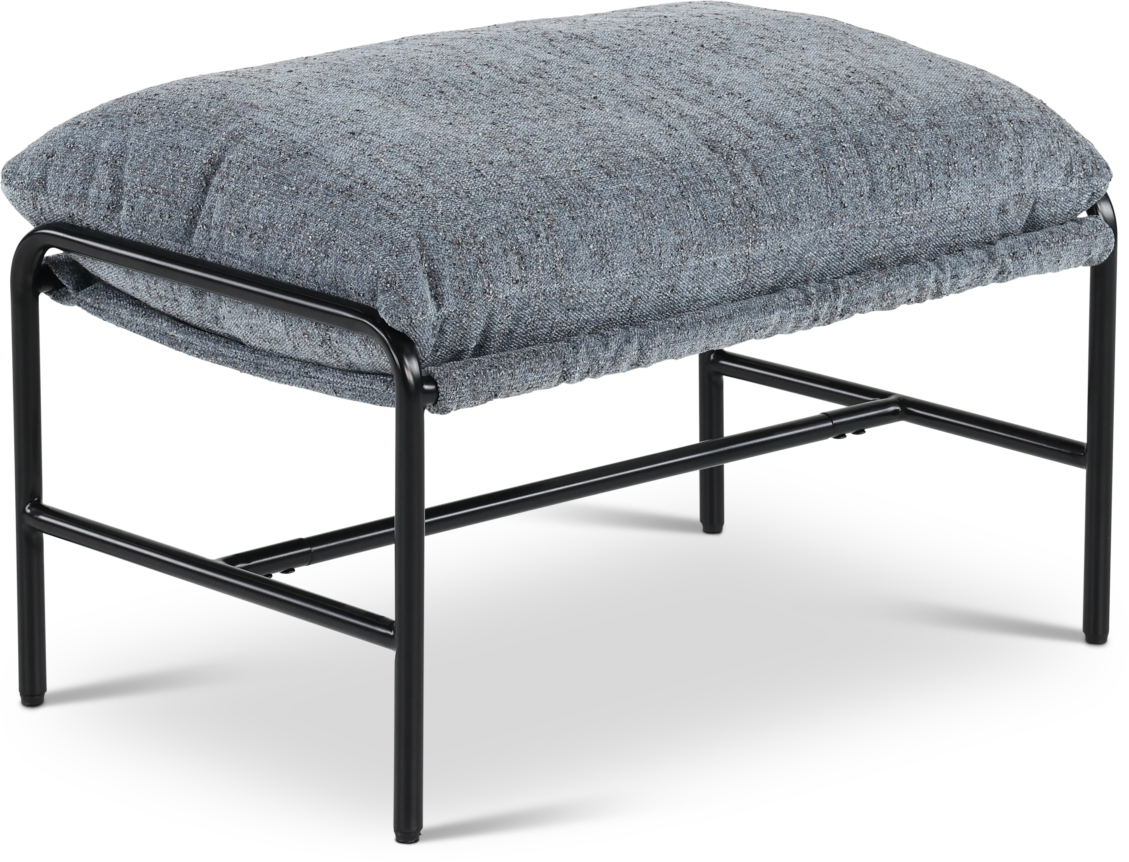 Mellow Steel Blue Ottoman-4