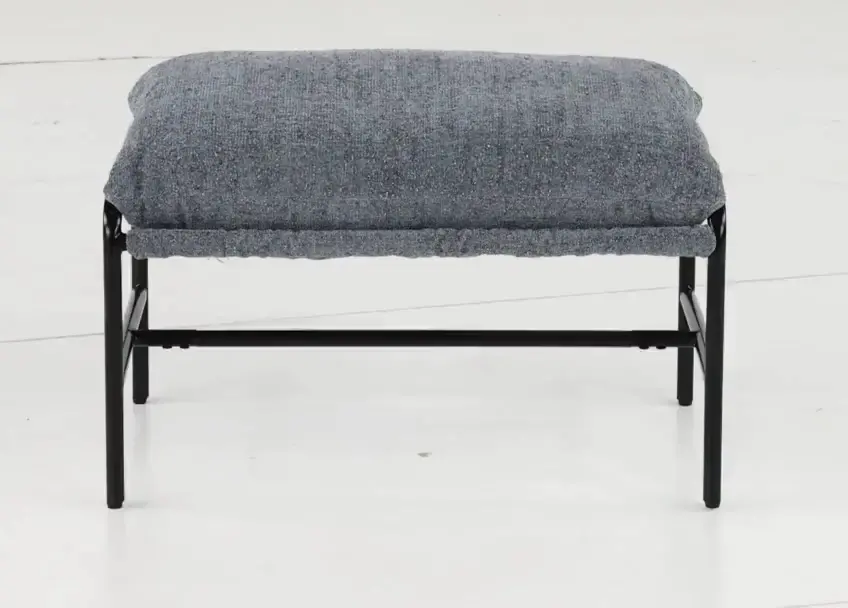 Mellow Steel Blue Ottoman-5
