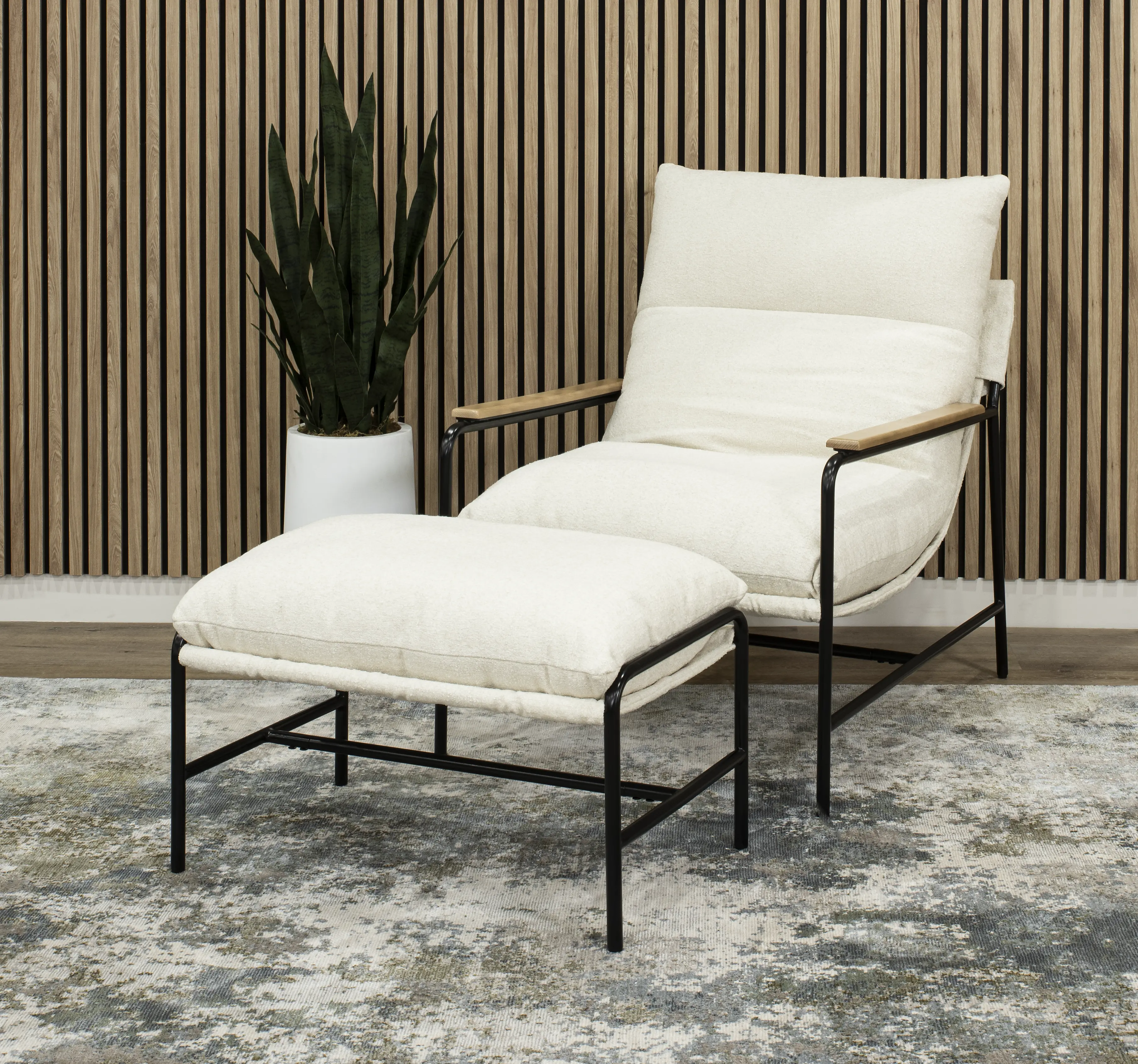 Mellow Ivory Accent Chair-10