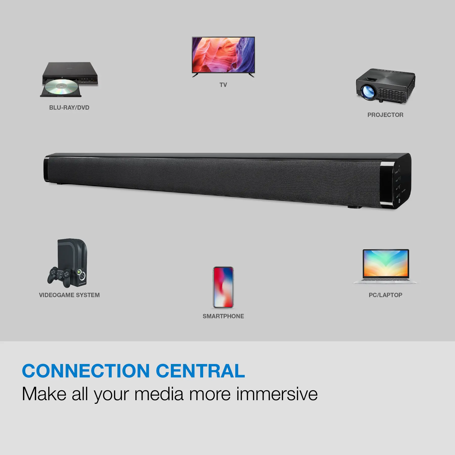 ITB031B 29” Bluetooth Wireless Sound Bar-5