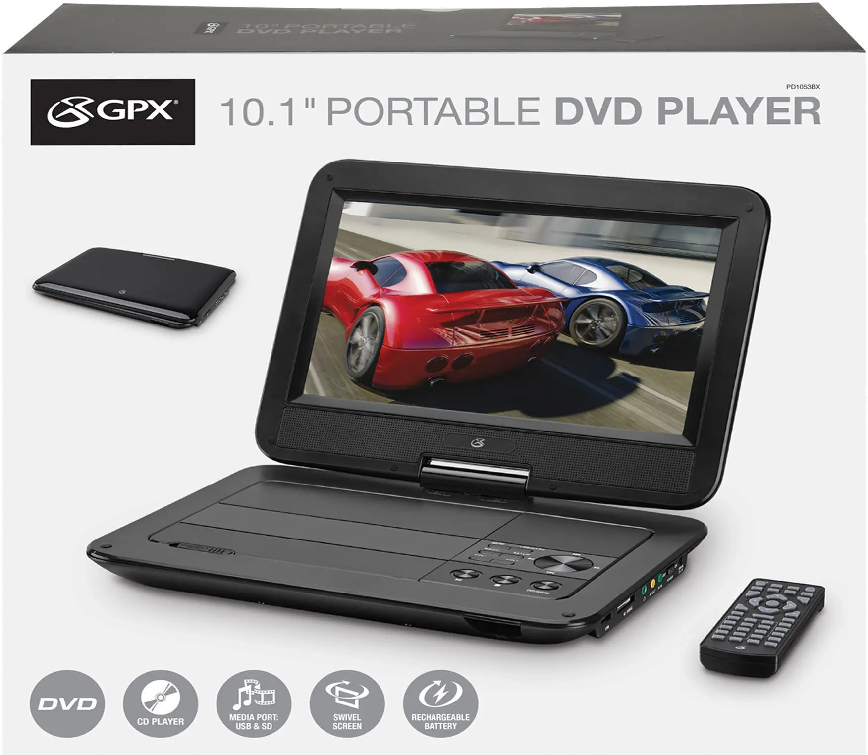 PD1053 GPX 10” Portable DVD Player-2