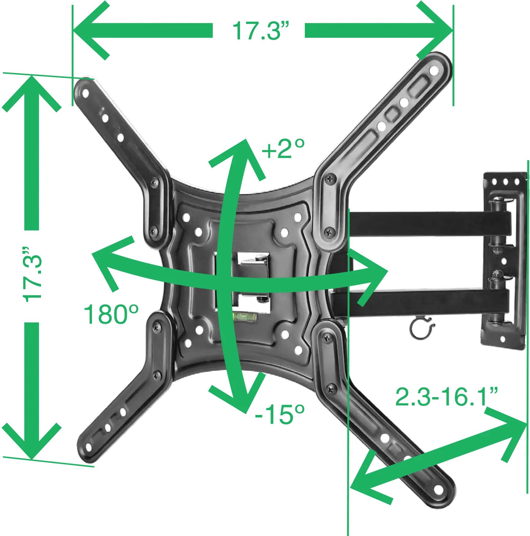TM45B GPX Tilt/Swivel Articulating TV Mount-5