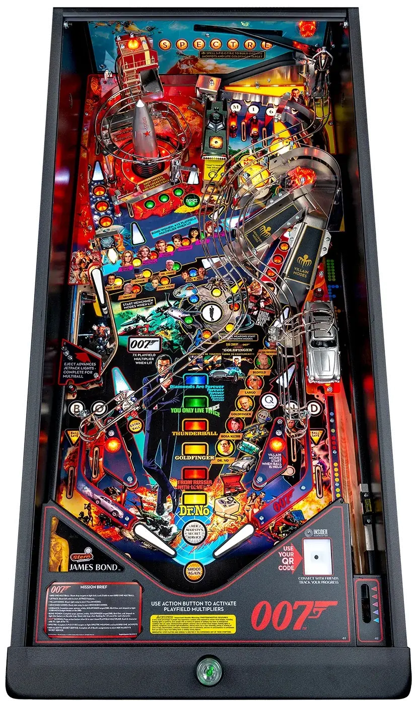 500-55V3-11 Stern Pinball James Bond Premium Edition Pinball Machine-4