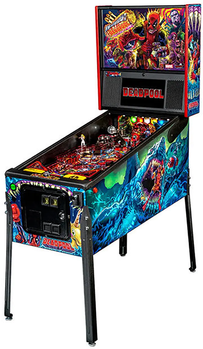 500-55K3-01 Stern Deadpool Premium Pinball Machine-1