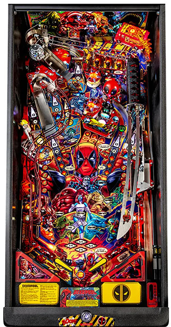 500-55K3-01 Stern Deadpool Premium Pinball Machine-4