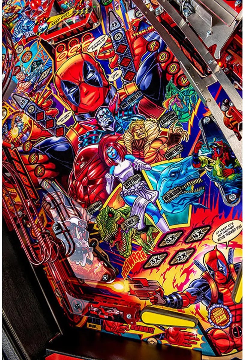 500-55K3-01 Stern Deadpool Premium Pinball Machine-5