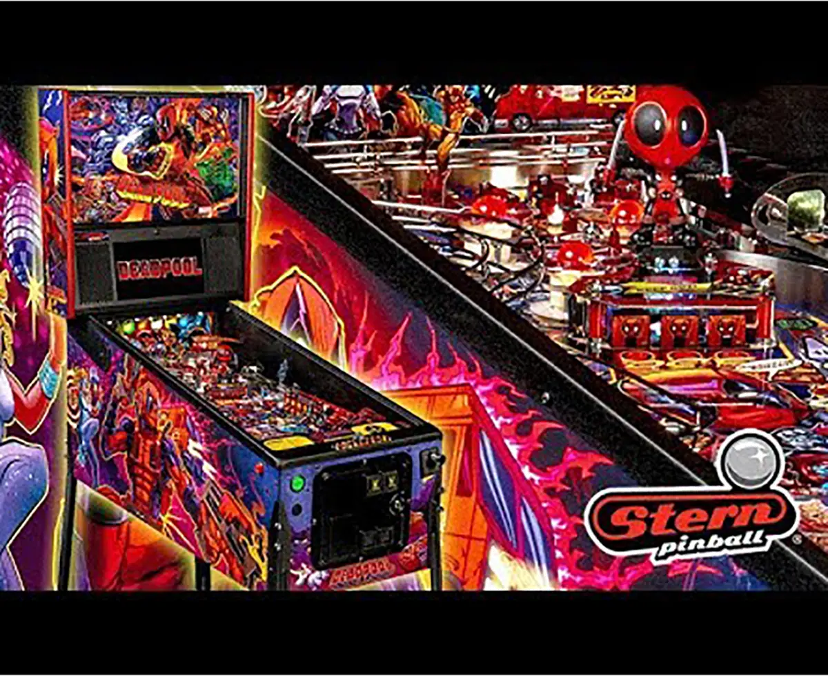 500-55K3-01 Stern Deadpool Premium Pinball Machine-2
