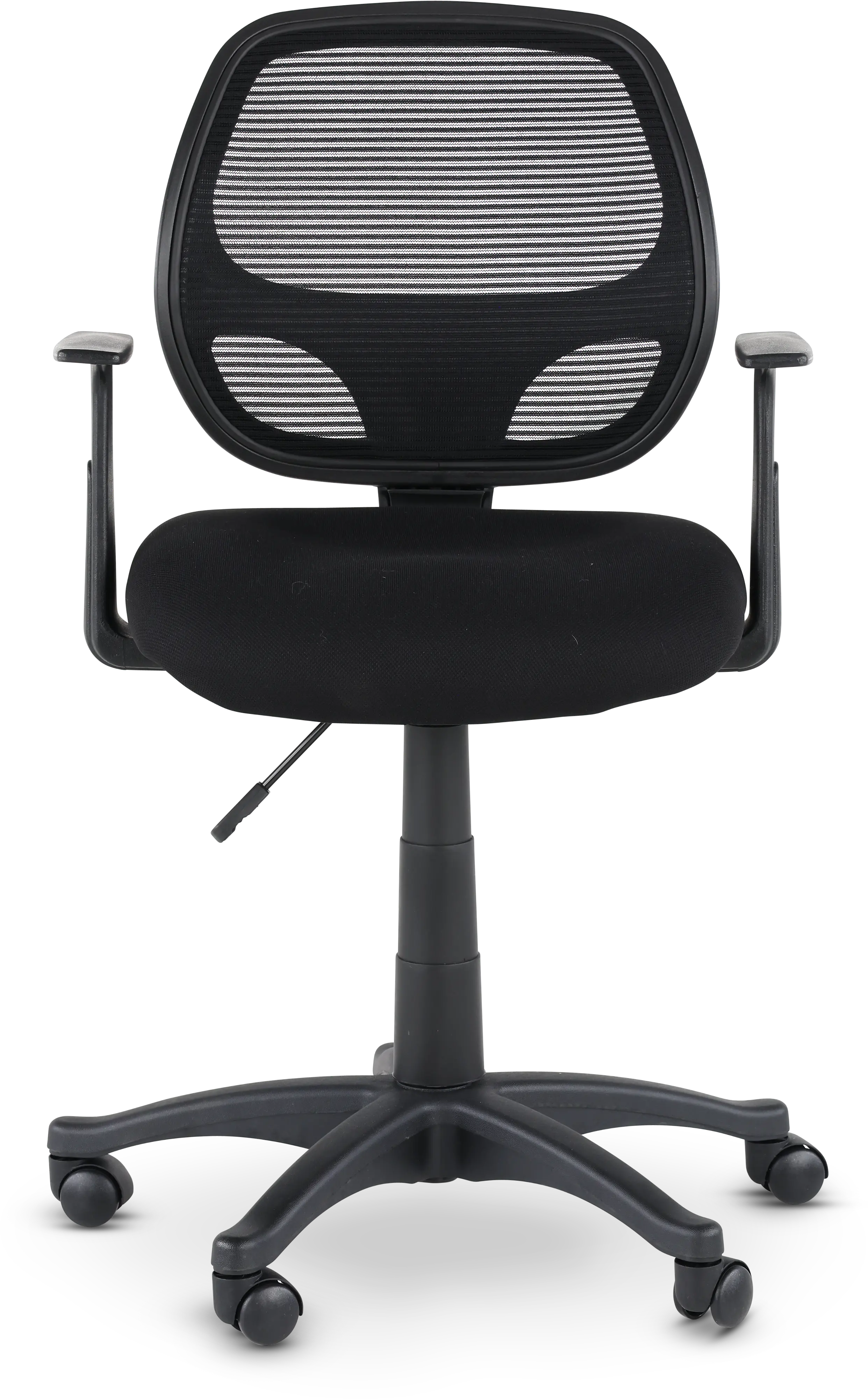 Black Mesh Swivel Office Chair-1
