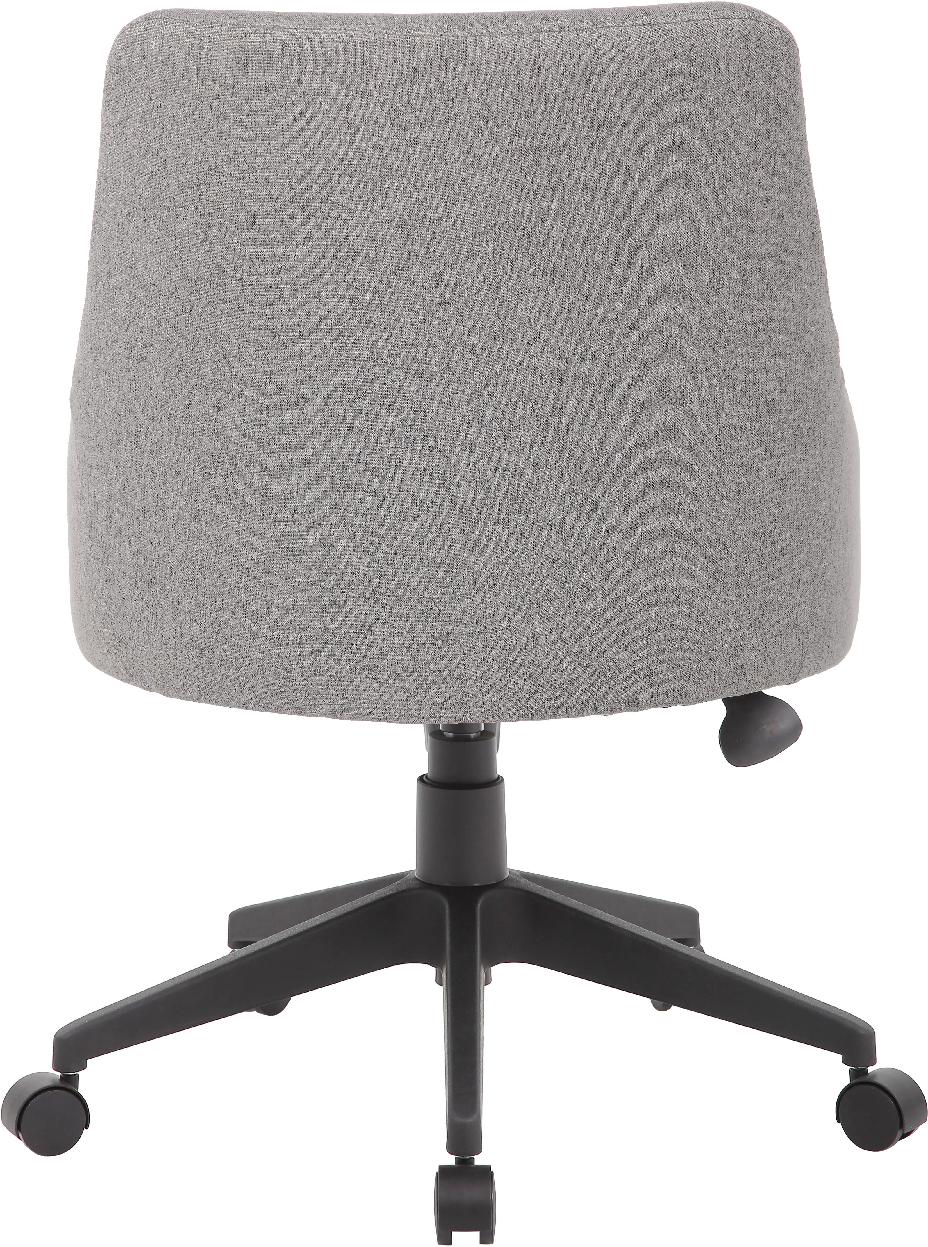 Boyle Gray Upholstered Office Swivel Chair-4