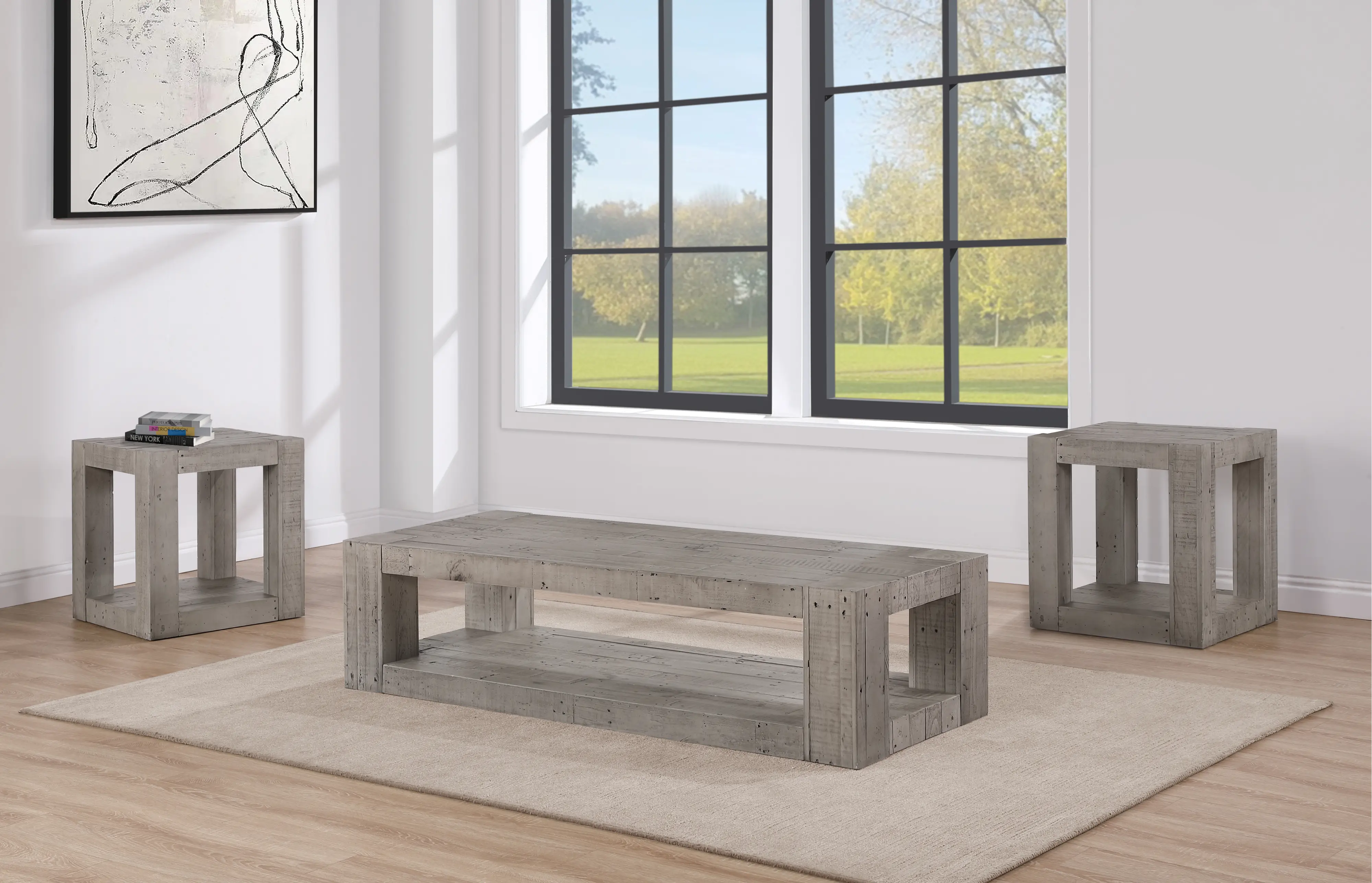 Pinedale Gray Coffee Table-7