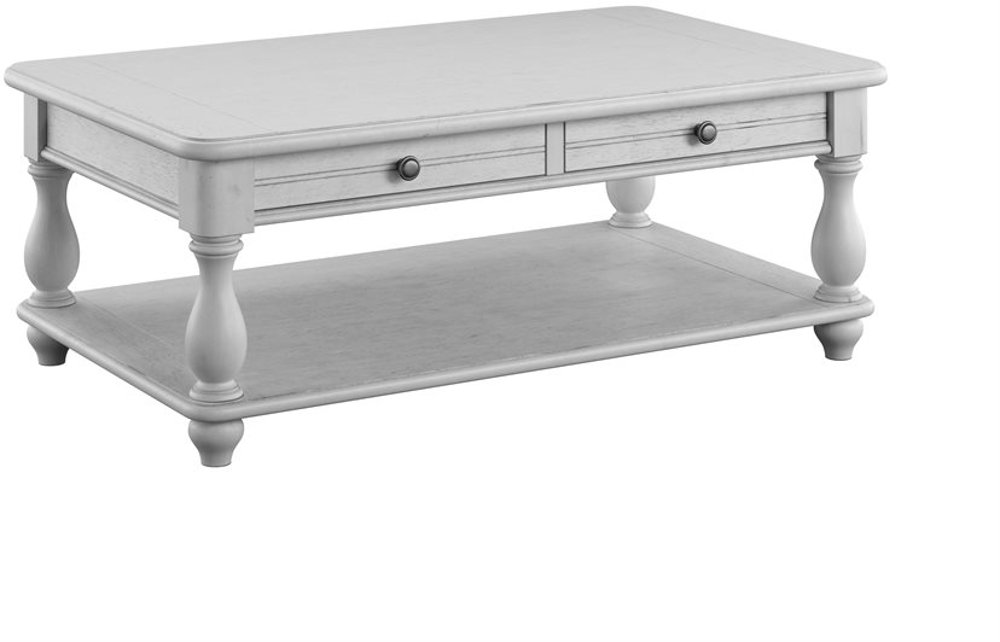 Newhaven Weathered White Coffee Table