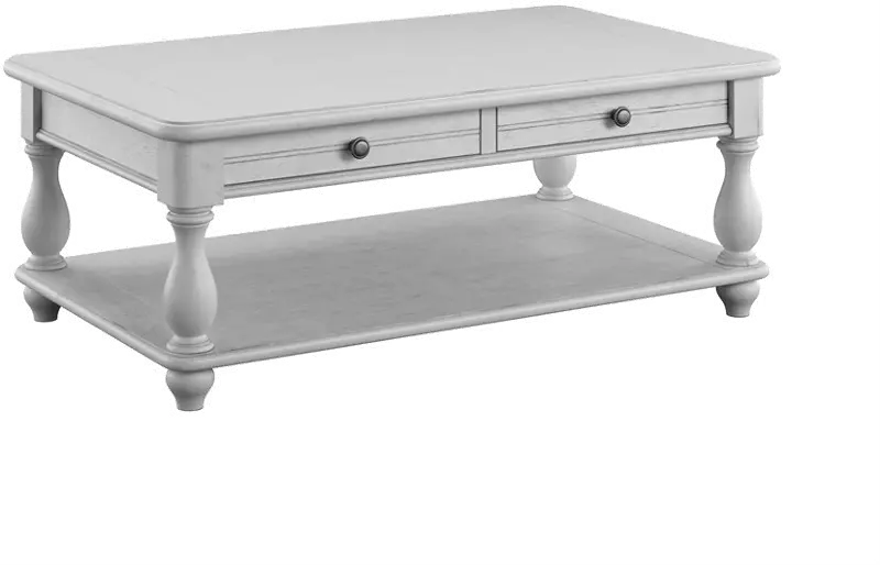 Newhaven Weathered White Coffee Table