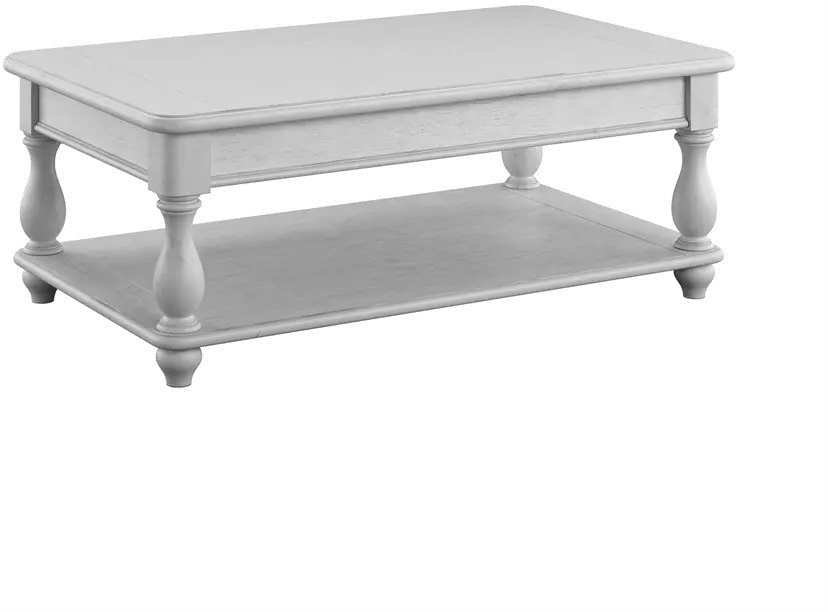 Newhaven Weathered White Coffee Table-5